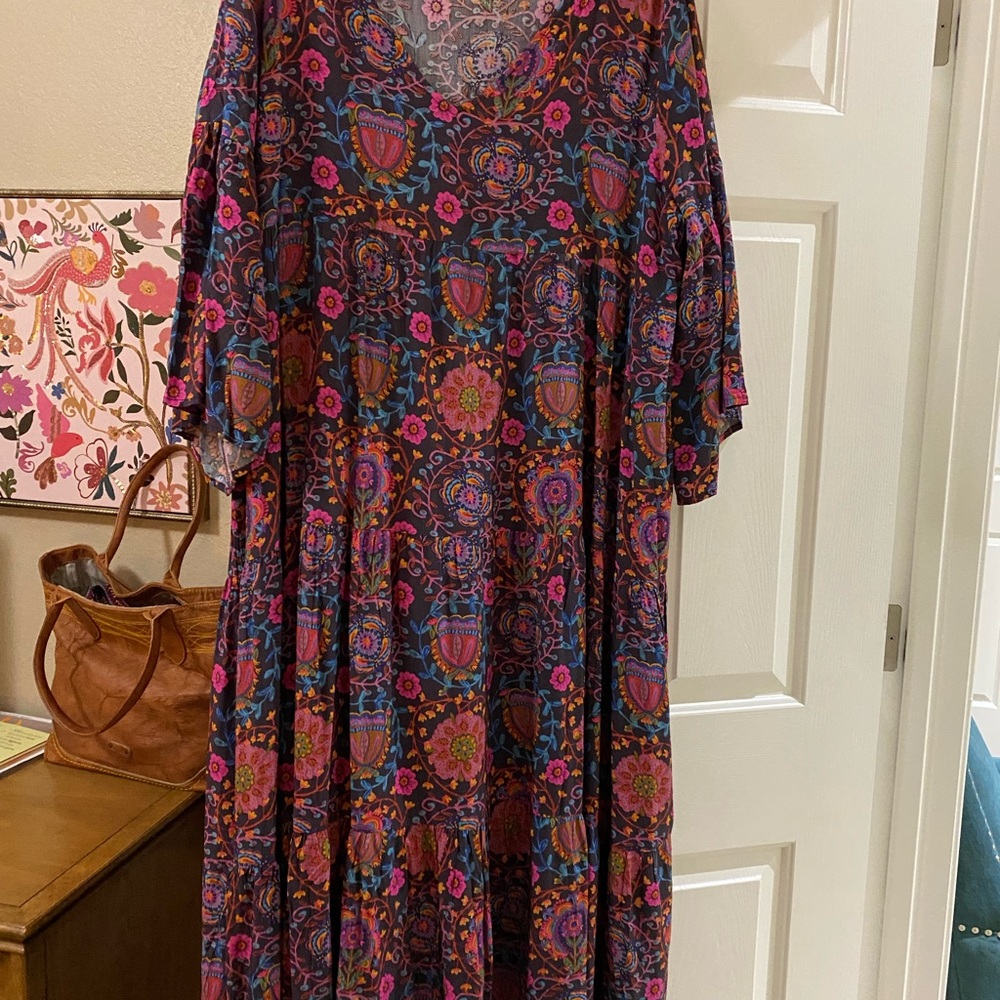 NATURAL LIFE Vibrant Floral Maxi Dress